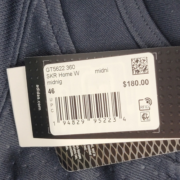 Adidas Men's Seattle Kraken Home Authentic Jersey Size 46 MSRP $180 NEW W/TAGS - Picture 3 of 11